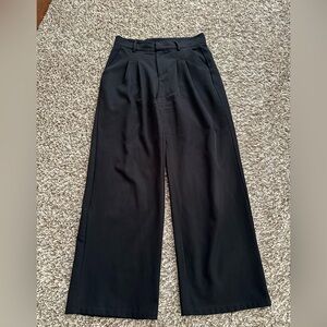 Women’s Black Wide-Leg Trousers